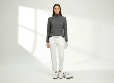 gruby sweter: Golf damski, rozmiar S