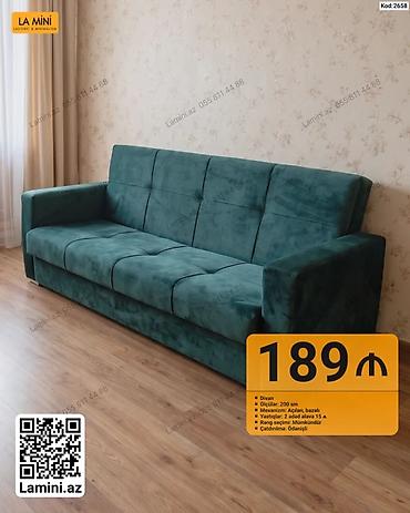 200: Divan – La Mini - Ölçü: 200 sm - Mexanizm: açılan, bazalı - — 1