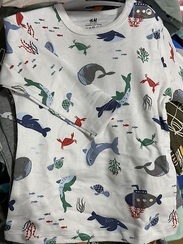 nike tech fleese: Детская кофта H&M с морским принтом - Материал: 100% хлопок — 1