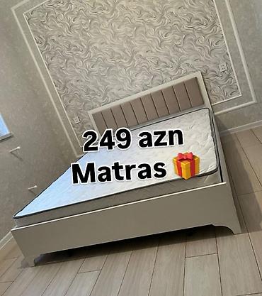 матрас двуспальный: Matras – 249 AZN - Ölçü: ikinəfərlik (şəkildəki standart çarpayı — 1