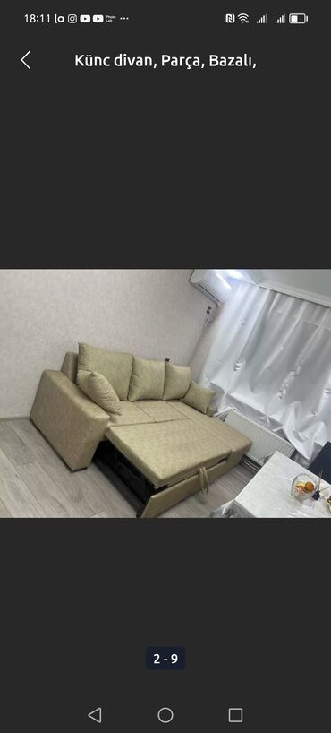 Divanlar: Di̇van-kravat, Yeni, Açılan, Bazalı, Parça, Ödənişli çatdırılma — 9