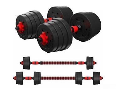 ağırlıq daşı: Qantel dəsti (20 kq)2si 1-də Dumbbell Dəsti (20 kq) Bu çoxfunksiyalı — 1