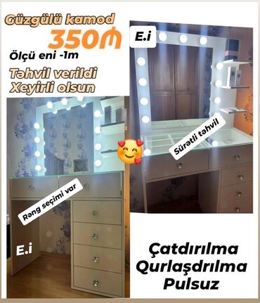 мебель из поддонов: Yeni, Termolar, Laminat, Kredit yoxdur, Pulsuz çatdırılma