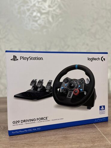 video maqnitofon: Logitech G29 Driving Force ( Rul ve Pedal) Ideal veziyetde, cemi 1