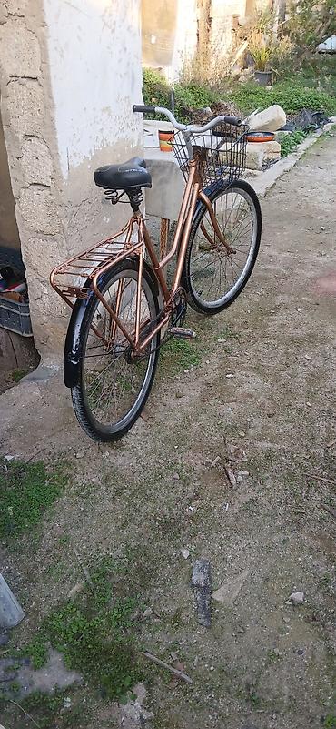 elektron velo: İşlənmiş Şəhər velosipedi Anmier, 28", sürətlərin sayı: 1, Ünvandan götürmə — 3