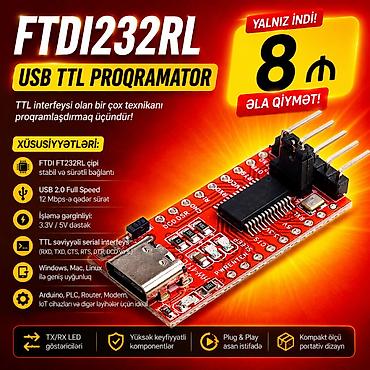 tikis masini ustasi: USB proqramator CH340, CP2112, CH340G, FTDİ232RL, ST-Link TP4056 — 4