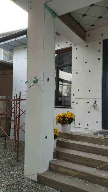 Жидкий травертин: Мокрый фасад — 3