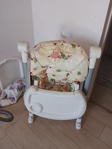 mama: Детский высокий стульчик для кормления. - Складная конструкция: легко — 3