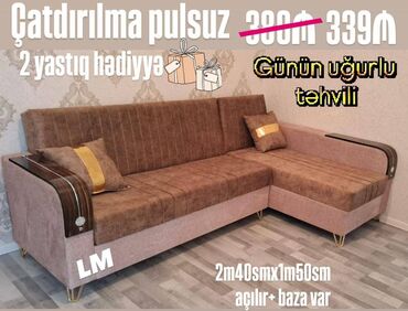 Yataq otağı dəstləri: Künc divan, Yeni, Açılan, Bazalı