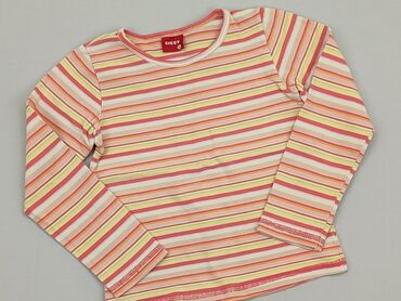 bluzka w beżowe paski: Bluzka, 5-6 lat, 110-116 cm, stan - Dobry