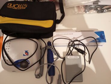 Dırnaq qurutma lampaları: Strong 210 mikromotor dəsti - Professional dırnaq və stomatoloji