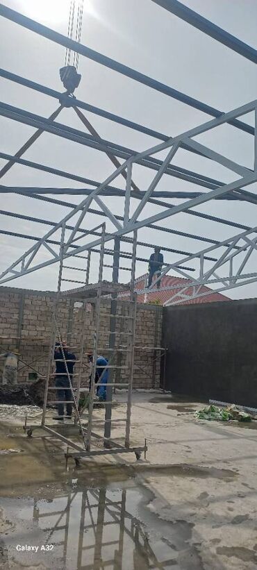 Digər tikinti xidmətləri: Fermalar.dəmir kanstruksiyalar.razılaşma yoluyla