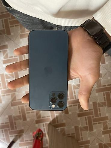 i̇phon 12: IPhone 12 Pro, 128 GB, Pacific Blue, Zəmanət, Simsiz şarj, Face ID — 1