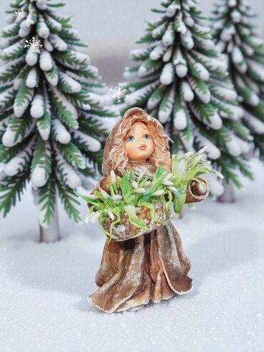 Другие товары для детей: ЭКСКЛЮЗИВ!!! Ёлочная игрушка,миниатюрная статутк и сувенир «Девочка с — 3