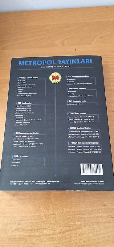 Школьные учебники: Metropol Yayınları – YÖS Matematik 1 Soru Bankası (6-cı buraxılış) - — 3