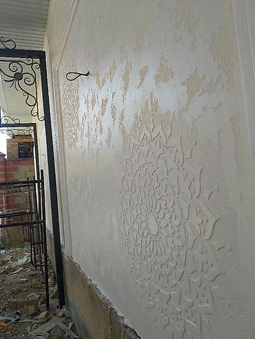 Фасадные работы: Фасад жидкий травертин 1000 сомдан 1300 сомгача туникафон жумуш — 6