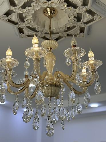 omid lüstur: Çılçıraq, 6 lampa, Şüşə — 3