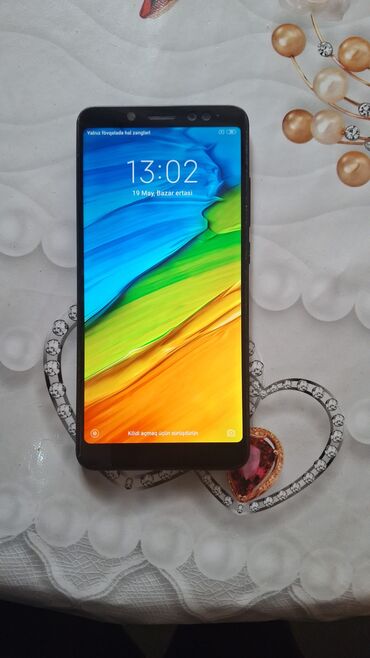 Mobil telefon və aksesuarlar: Xiaomi Redmi Note 5, 64 GB, rəng - Qara, 
 Sensor, Barmaq izi, İki sim kartlı