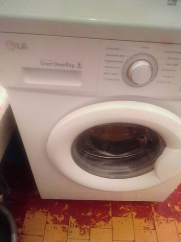 ручная стиральная машина: Кир жуучу машина LG, Колдонулган, Автомат, 6 кг чейин