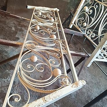 Изготовление перил: Изготовление перил Материал: Кованное железо, Наружные, Бесплатный замер — 90