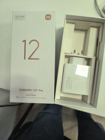 xiaomi 12t: Xiaomi 12T Pro, 256 GB, rəng - Göy, 
 Zəmanət, Sensor, Barmaq izi