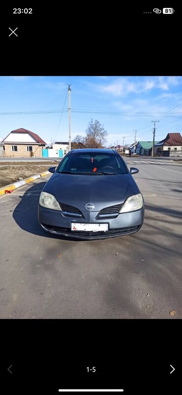 Nissan: Nissan Primera: 2003 г., 2 л, Вариатор, Бензин, Универсал