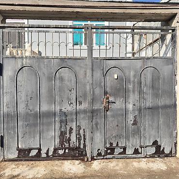 boyama seti: İşlənmiş Dəmir Həyət darvazası, Yana açılan, 3 m, Mexaniki, Qapı ilə, Kredit yoxdur — 2