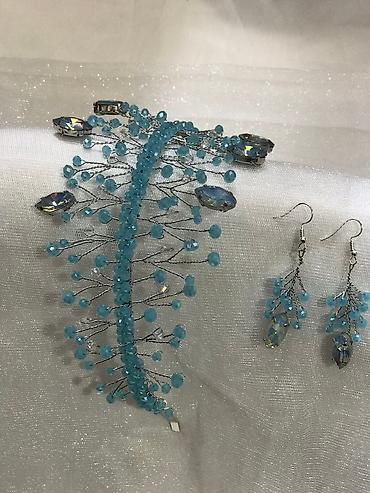 Свадебные аксессуары: Свадебный аксессуар, Свадебная диадема, тиара, Новый, цвет - Серебристый — 3