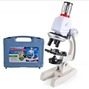 Другие товары для детей: Детский микроскоп 1200x в кейсе с держателем для смартфона Детский