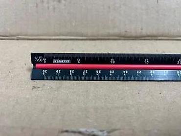 Ostali merni alati: Aluminijumsko arhitektonsko trostrano lenjire – skalar - Materijal — 20