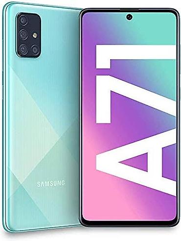 Samsung Galaxy A71, 128 GB, rəng - Mavi, İki sim kartlı lalafo.az -da Samsung Galaxy A71, 128 GB, rəng - Mavi, İki sim kartlı
