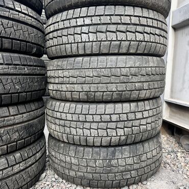 Шины: Шины 215 / 65 / R 16, Зима, Б/у, Комплект, Легковые, Япония, Dunlop