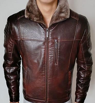 Куртки: Кожаная куртка новая — 5