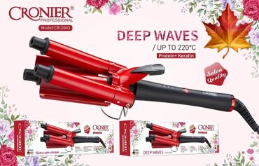Saç buran maşalar: Cronier Professional CR-2043 dərin dalğalar üçün saç burma aləti