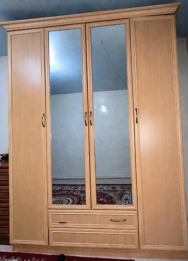 с мебелью: Спальный гарнитур, Б/у, Самовывоз, цвет - Бежевый — 1