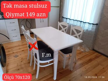 mətbəx dəstləri: En cox sifariş olunan masa modelimiz Qiymet 149 azn Masanin ölçüsü