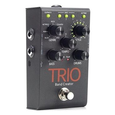 Музыкальные инструменты: Digitech trio band creator gitara pedalı. DigiTech-in TRIO gitara