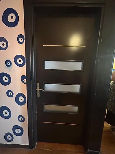 🌙 Nure 🚪 EV QAPISI - Model: Daxili otaq qapısı, tünd rəngli