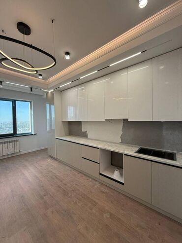 квартиры в токмоке: 2 комнаты, 78 м², Элитка, 11 этаж, Дизайнерский ремонт