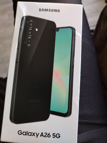 Samsung: Samsung Galaxy a 26 256 yaddaş 8gb ram qara karobkada işlədilməyib