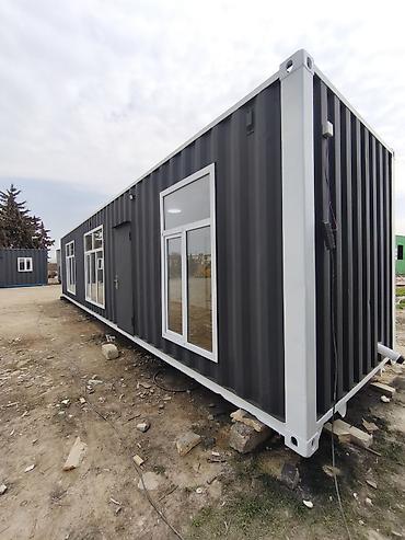 beton konteyner: 40 fut konteynerdən hazırlanmış modul ev/ofis - Ölçü: 12 m uzunluq — 3