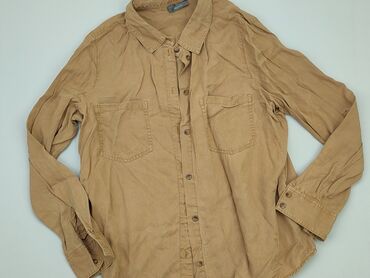 brązowa bluzki damskie: Koszula Damska, C&A, L, stan - Dobry