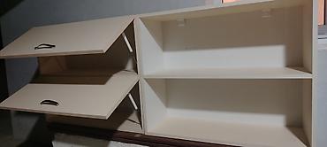 mebel sandiqlar: Asma divar dolabı – ikili modul - Material: laminat/LDSP tipli — 2