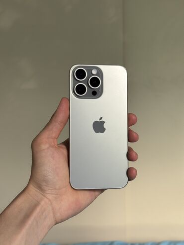 стекла для планшетов 9.7: IPhone 15 Pro Max, Колдонулган, 256 ГБ, Natural Titanium, Куту, 95 %