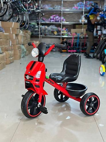 velosiped teker: Yeni Üç təkərli Uşaq velosipedi 12", Pulsuz çatdırılma, Rayonlara çatdırılma — 5