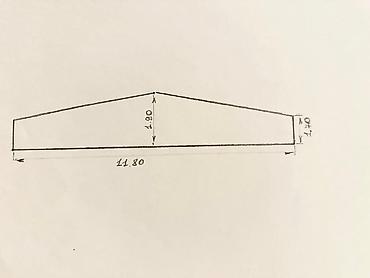 Другие виды металлопроката: Металлическик фермы 10 единиц., ширина 12 метров. высота 1.9м — 8