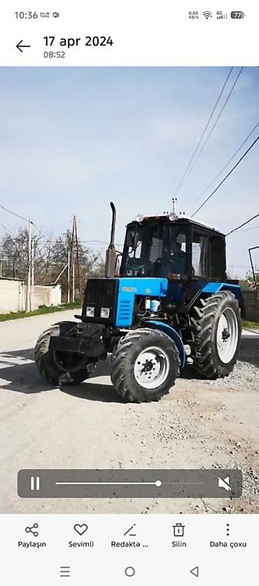 kompressor satisi: Traktor mtz 89.2 satılır. İli 2018. 5944 moto saat. Hər şeyi zavoddu — 1