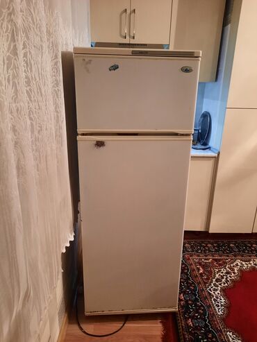 İşlənmiş 2 qapılı Minsk Soyuducu Satılır, rəng - Ağ