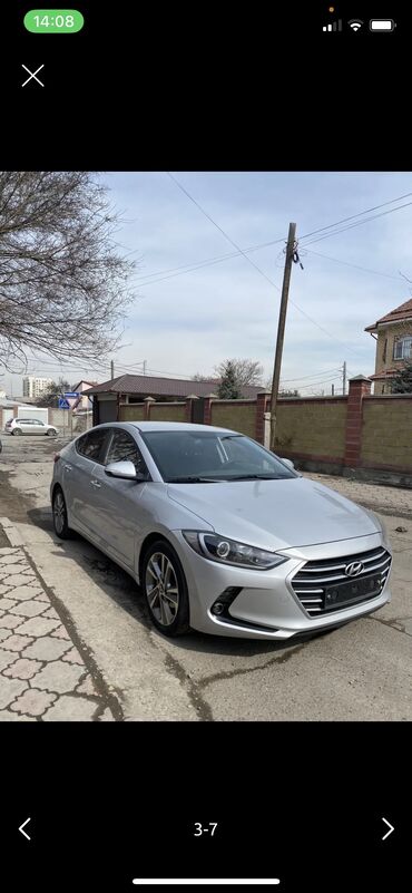 дешовые машины: Hyundai Avante: 2018 г., 1.6 л, Автомат, Бензин