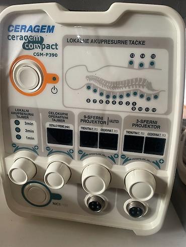 samolepljive elektrode za tens: Ceragem nov aparat sa tri emitera novo u kutiji
idealno za kicmu — 2